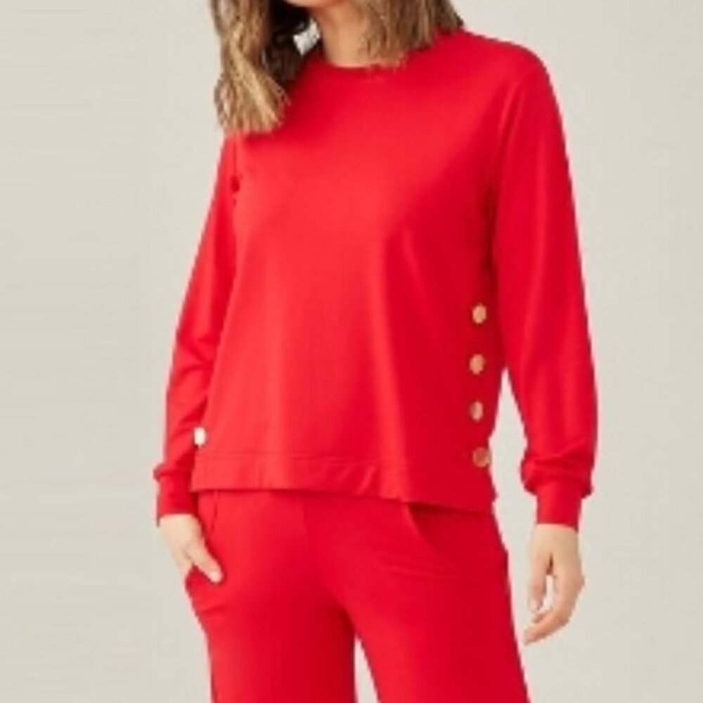 New Brian Bailey Red Sweatshirt Size XL Bin 4H